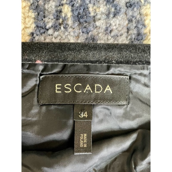 Escada Vintage Leather Skirt Size 34 - Picture 2 of 6